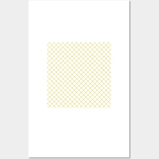 Dotted Grid 45 Yellow Posters and Art